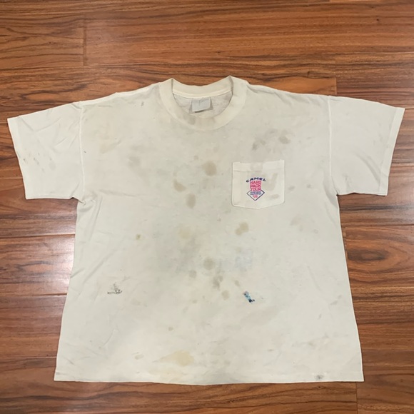VINTAGE JOE CAMEL 1991 “THE HARD PACK” SINGLE STICH T-SHIRT - MENS SIZE XL - Picture 4 of 13